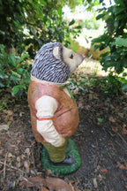 Willow Porcupine Statue With Pocket Watch in Hand Garden Statue lawn Ornament