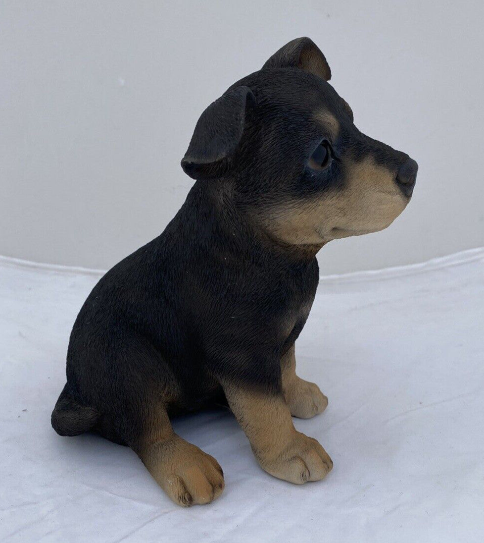 KELPIE STATUE PUPPY DOG  MEMORIAL ANIMAL GARDEN ORNAMENT SCULPTURE