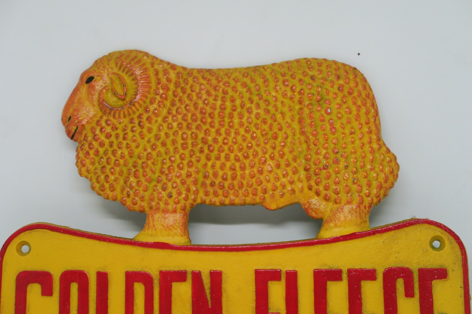 Golden Fleece Ram Cast Iron Sign Plaque Ram Sheep Retro - Man Cave Pub Bar New