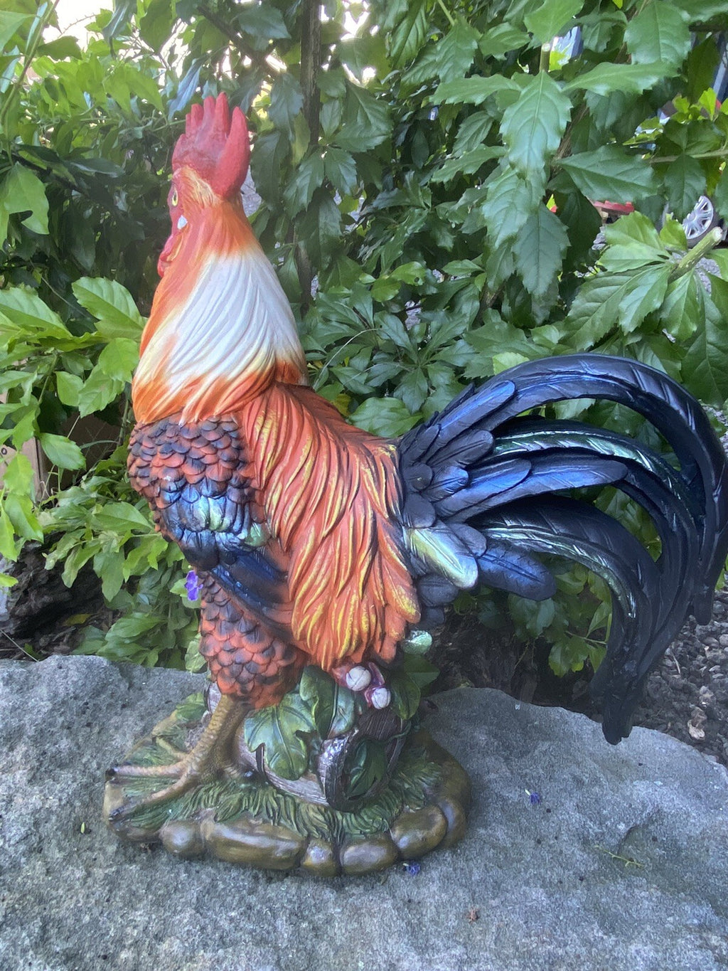 Rooster Chicken Poultry Statue Ornament 38 cm