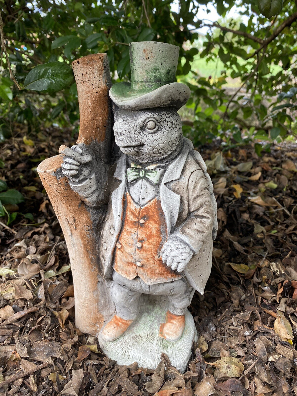 Willow Turtle Tortoise  Mr Tolly Animal Concrete Garden Statue Australian Made
