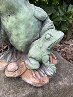 Frog and BUB Animal Concrete Cement Garden Statue Australian Made