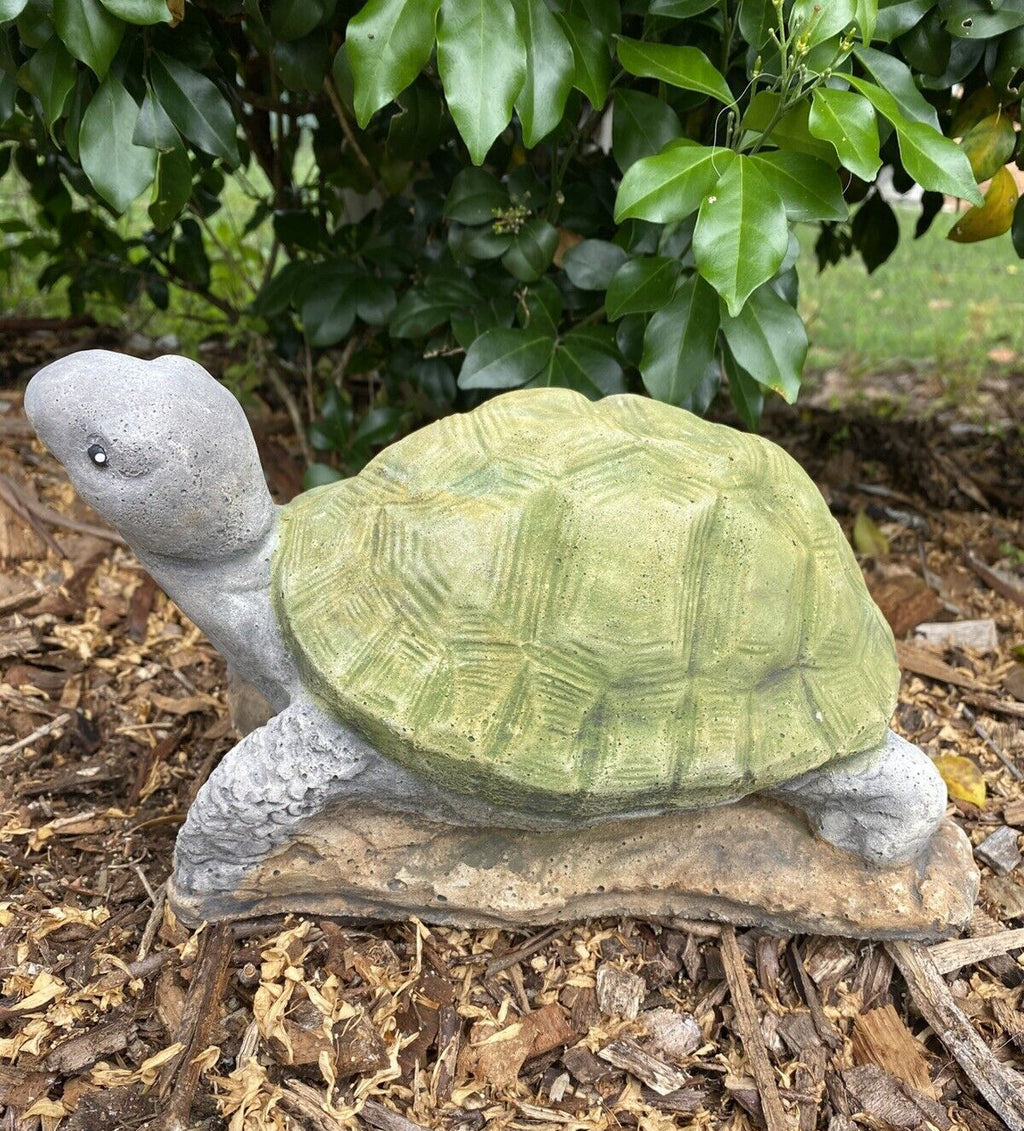 Turtle Tortoise Animal Concrete Cement Garden Statue Ornament Australian Made
