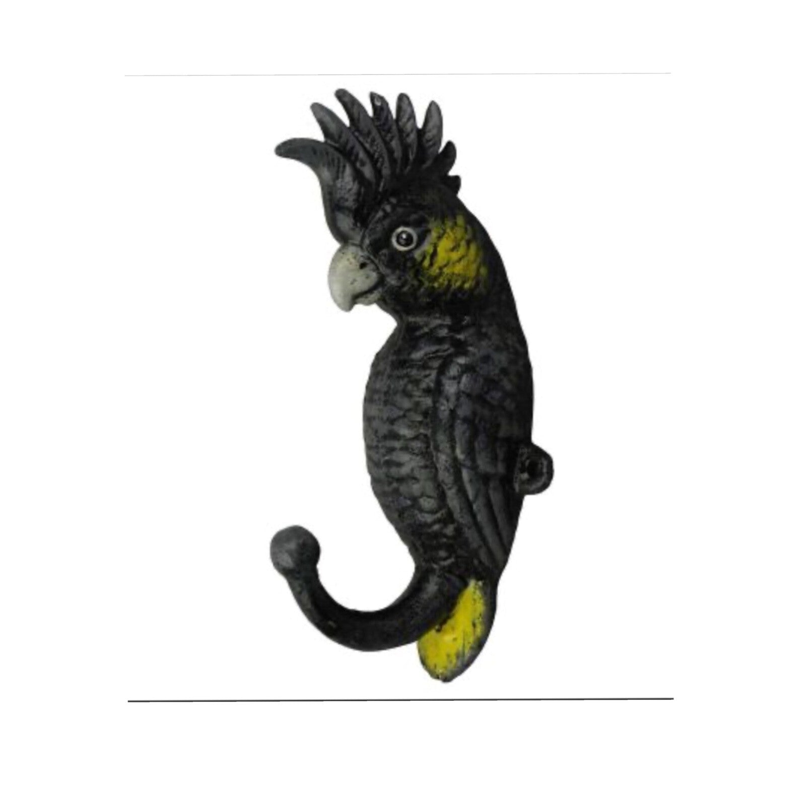 Cast Iron Bird Hook Clothes Hanger - Cockatoo Galah Magpie Rosella Kookaburra
