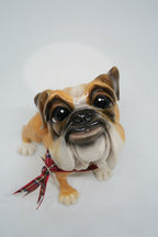 Little Paws Mick the Bulldog Pet Figurine Statue~ Home Decor Ornament