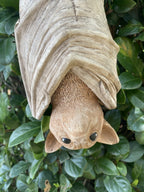 Hanging Bat Flying Fox Statue Concrete Garden Ornament Australian Made