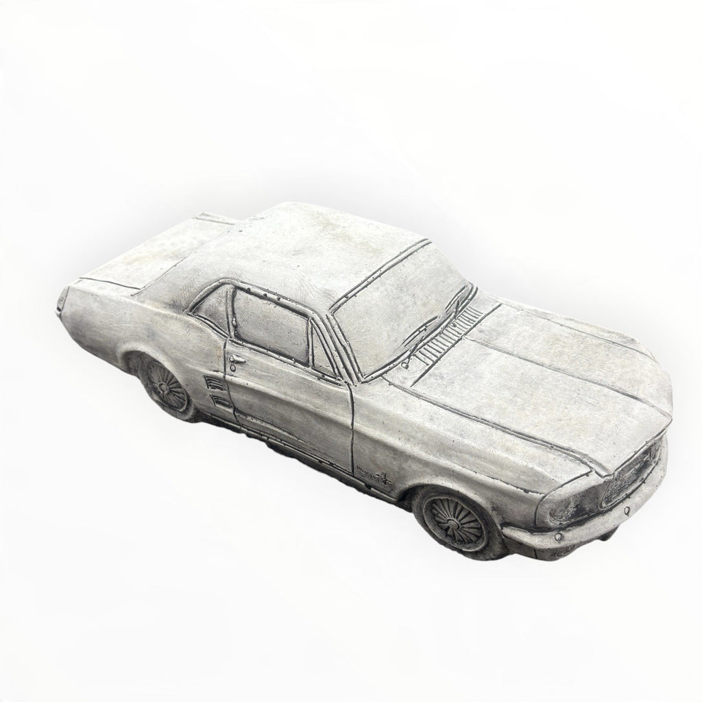 1966 Mustang Concrete Car Statue | Classic Car Ornament