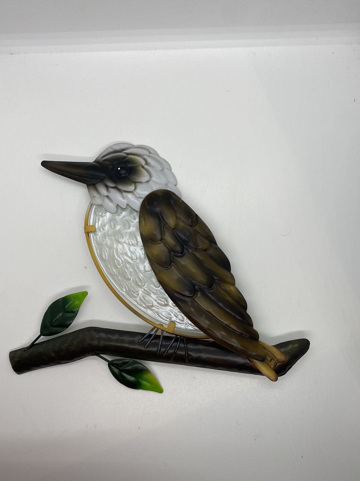 Australian Kookaburra Bird Metal Wall Art Hanger Indoor Outdoor Decor Garden