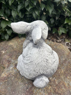 Australian Made Concrete Rabbits Garden Statue | Standing & Laying Bunny