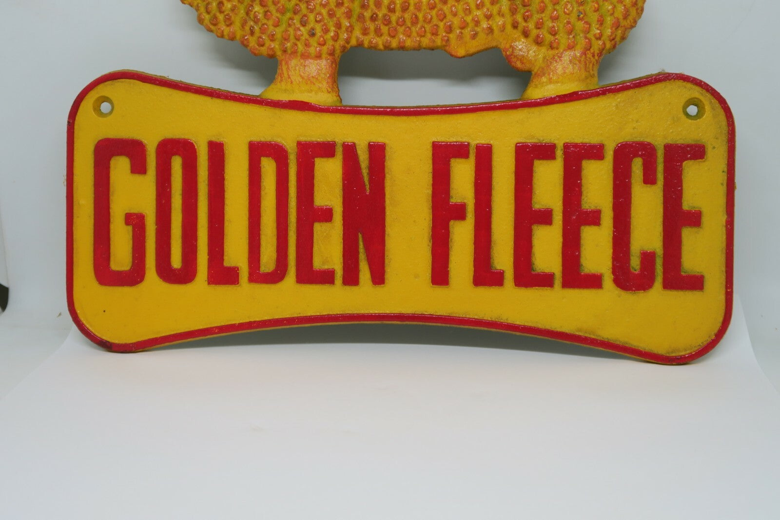 Golden Fleece Ram Cast Iron Sign Plaque Ram Sheep Retro - Man Cave Pub Bar New