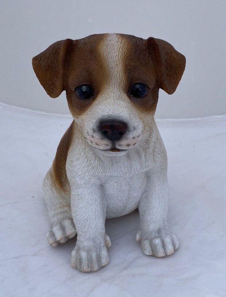 JACK RUSSELL STATUE PUPPY DOG MEMORIAL ANIMAL GARDEN ORNAMENT SCULPTURE