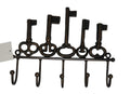 5 Hook Cast Iron Metal Rustic Key Hook Holder Rack Home Decor
