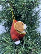 2 x Cavalier Dog Puppy Christmas Xmas Tree Decoration Statue Home Decor