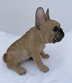 FRENCH BULLDOG FRENCHIE STATUE PUPPY DOG MEMORIAL ANIMAL GARDEN ORNAMENT