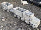 Truck and Dog Statue Ornament - Pick up only