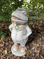 Willow frog Mr Fisher Animal Concrete Cement Garden Statue Australian Made
