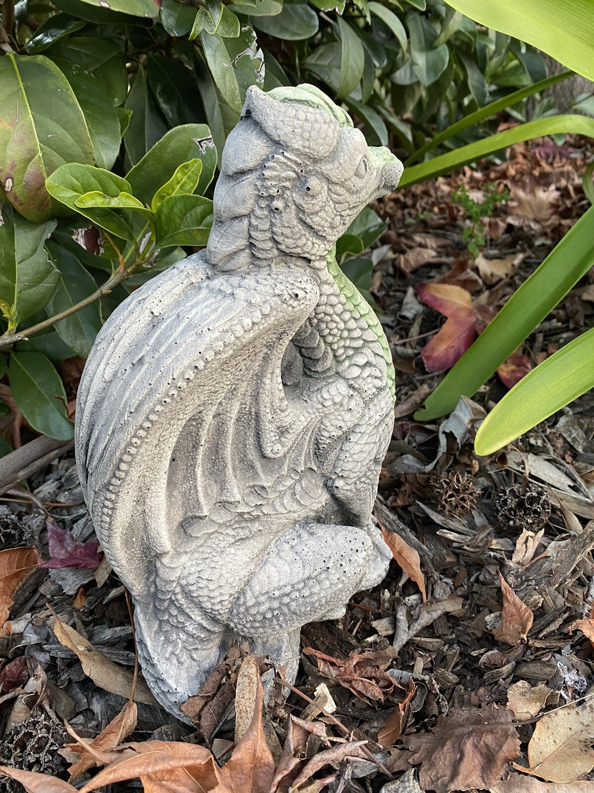 Dragon Animal Concrete Cement Garden Statue Ornament Australian Made 28cm high