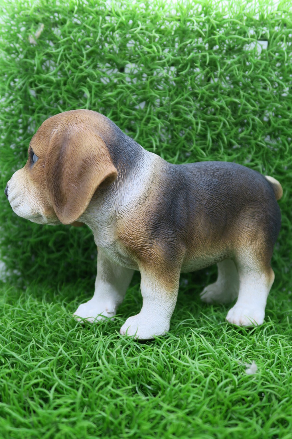 BEAGLE STANDING DOG ANIMAL GARDEN STATUE ORNAMENT FIGURINE SCULPTURE MEMORIAL