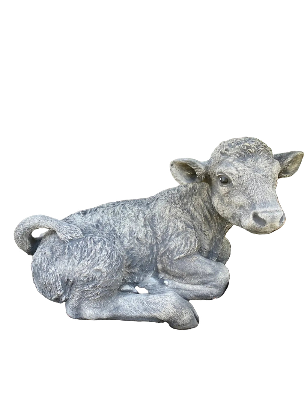 Cow Calf Statue Ornament Farm Animal Concrete Large Garden Australian Made