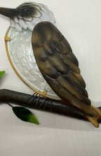 Australian Kookaburra Bird Metal Wall Art Hanger Indoor Outdoor Decor Garden