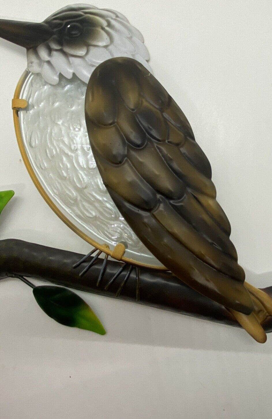 Australian Kookaburra Bird Metal Wall Art Hanger Indoor Outdoor Decor Garden