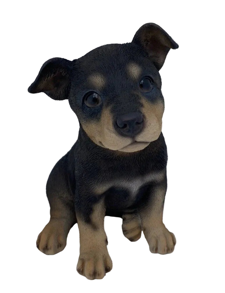 KELPIE STATUE PUPPY DOG  MEMORIAL ANIMAL GARDEN ORNAMENT SCULPTURE