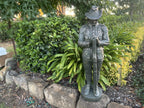 ANZAC Soldier Statue Garden Memorial – WW1 Digger Military Tribute Ornament