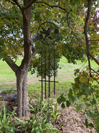 HUMMING BIRD WIND CHIME SPINNERS YARD GARDEN DEDCOR 106CM