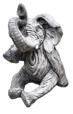 Concrete Elephant Garden Statue – Outdoor Cement Elephant Ornament – Garden Deco