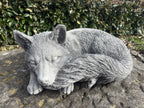 Australian Made Concrete Fox Garden Statue | Outdoor Wildlife Ornament