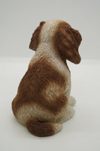 CAVALIER KING CHARLES SPANIEL CAVIE SITTING PUPPY DOG STATUE ORNAMENT MEMORIAL