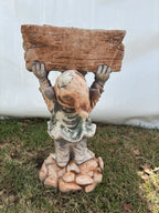 Piss Off Pixie Statue  Animal Concrete Garden Australian Made