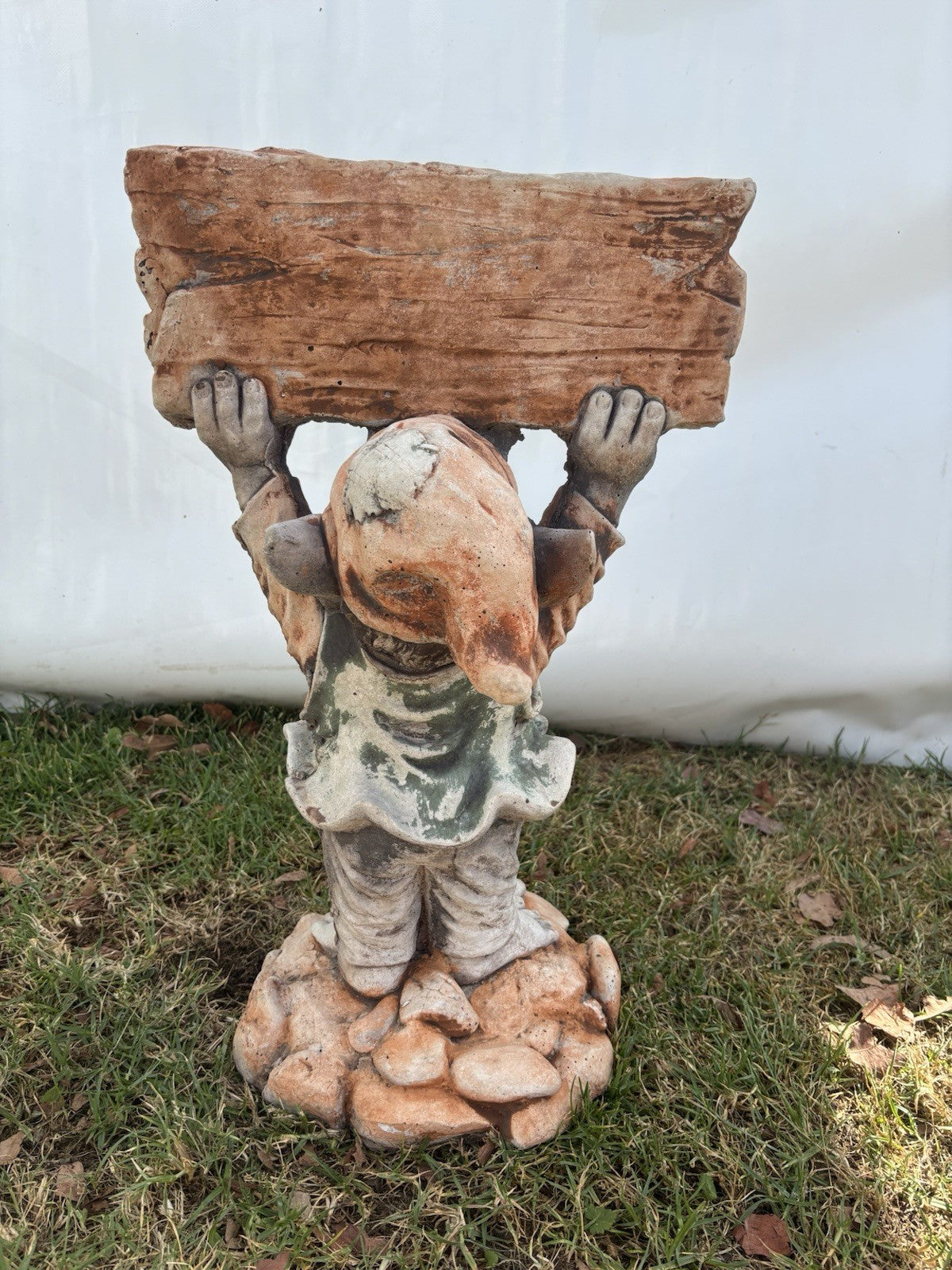 Piss Off Pixie Statue  Animal Concrete Garden Australian Made