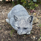 Cat Kitten Tabby Memorial Statue Ornament Animal Concrete Garden Australian Made