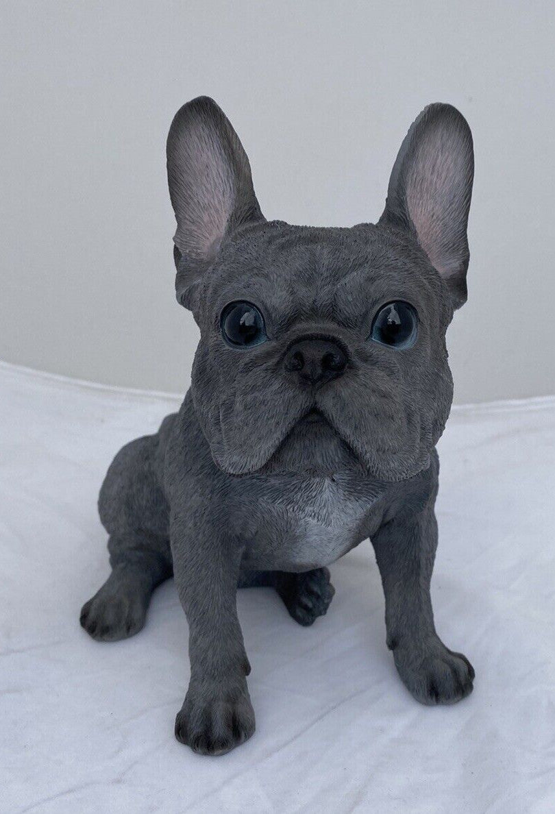 FRENCH BULLDOG FRENCHIE STATUE PUPPY MEMORIAL DOG ANIMAL GARDEN ORNAMENT