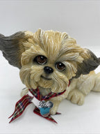 Little Paws Gizmo the Shih Tzu Dog Pet Figurine Statue~ Home Decor Ornament