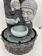 BUDDHA DRIFT WATER FEATURE FOUNTAIN INDOOR OUTDOOR BENCH TOP HOME DECOR