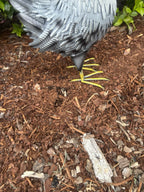Metal Rooster Garden Statue