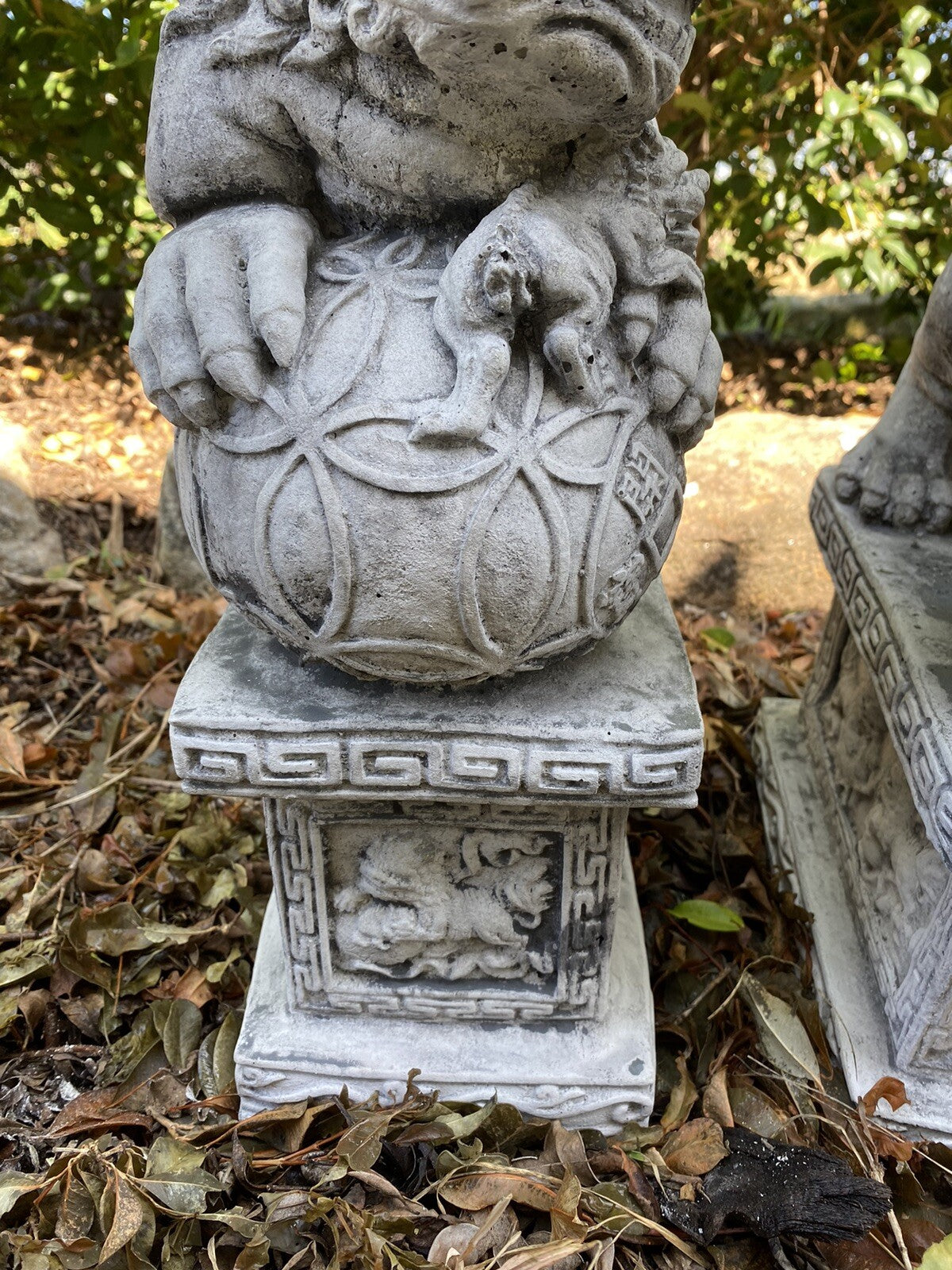 Foo Dog Guardian Lion Statue Concrete Cement Garden Statue Australian Made