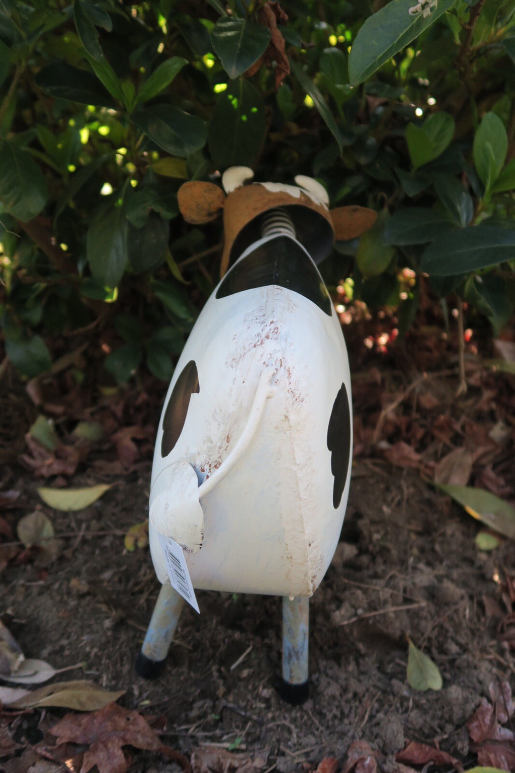 Cow Statue Metal Garden Ornament Home Decor Sculpture Farm Animals