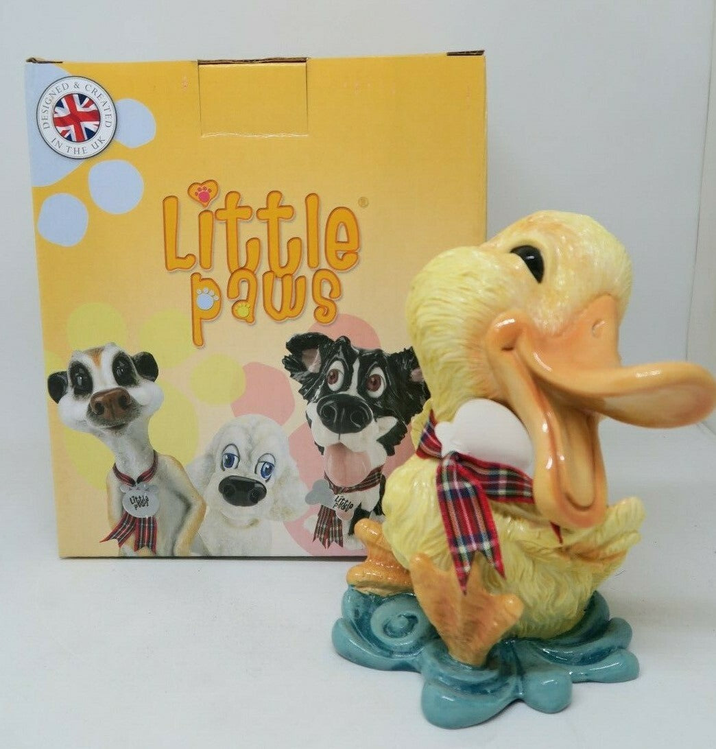 Little Paws Chick the Duckling Ducky Duck Figurine Statue Ornament Home Decor