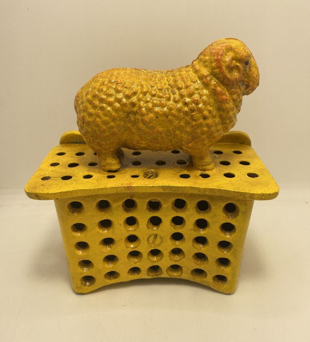 Golden Fleece Cast Iron Coin Bank Money Box Ram Retro Man Cave Pub Bar - New