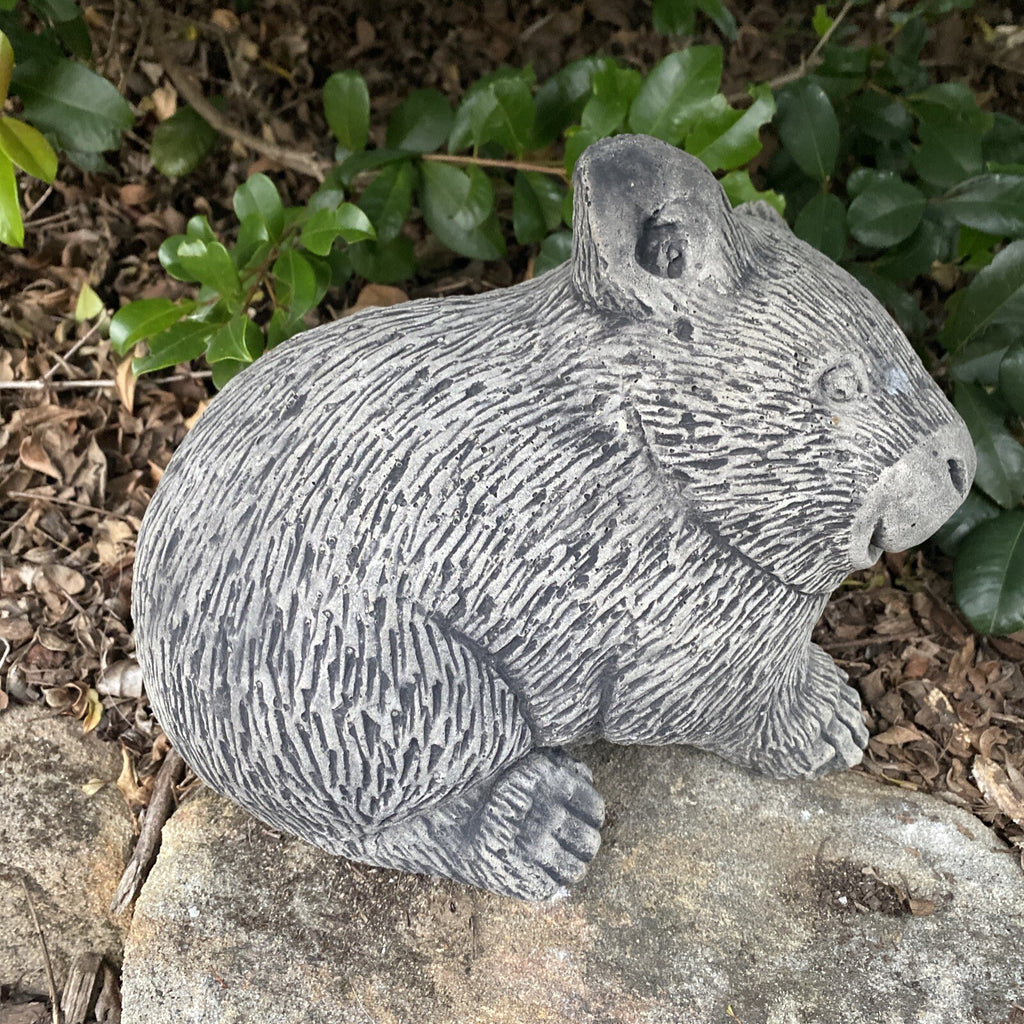 Australian Wombat Statue Ornament Animal Concrete Cement Garden Australian Made