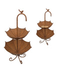 Umbrella Wild Bird Feeder Food Station Garden Ornaments Metal Traditional