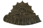 Gallipoli Australia New Zealand Army Corps Cast Iron Hanging Sign Reproduction