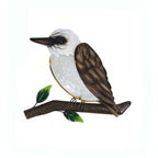 Australian Kookaburra Bird Metal Wall Art Hanger Indoor Outdoor Decor Garden