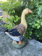 Goose Duck Duckling Garden Statue Ornament Farm Animal Figurine