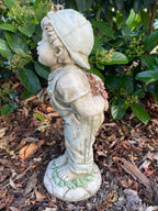 Boy Girl First Kiss Statue Ornament Animal Concrete Garden Australian Made