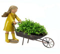 MOLLY WHEEL BURROW POT PLANTER GARDEN PLANT POT FEATURE