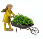 MOLLY WHEEL BURROW POT PLANTER GARDEN PLANT POT FEATURE